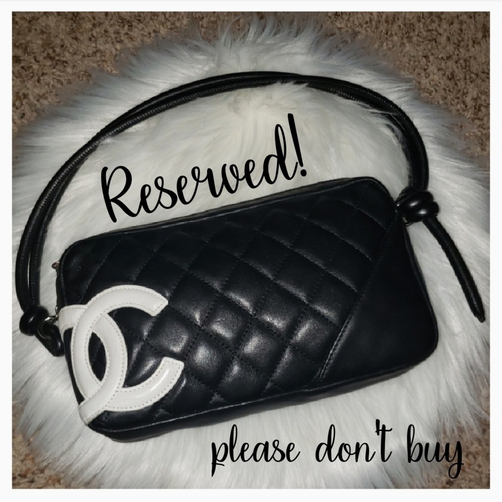 RESERVED- Chanel Quilted Lambskin Cambon Bag